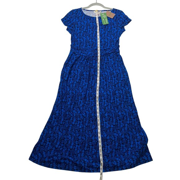 Boden Blue Amelie stretch Jersey knit Midi Dress w/ pockets US 6R NWT - Picture 11 of 12